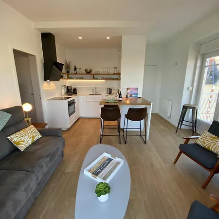 Ref 236 - Type 2 Avec 3 Balcons Pleine Vue Et Au Pied Du Centre Apartamento Larmor-Plage